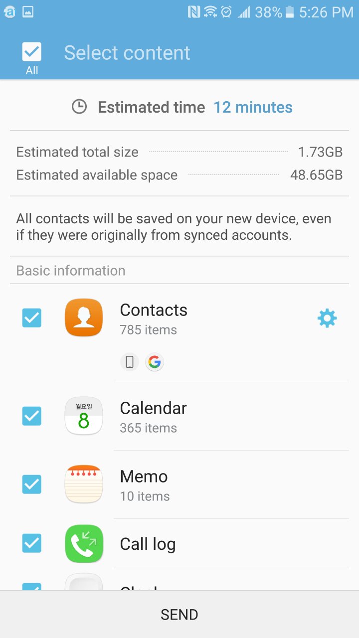 Samsung Smart Switch Mobile screenshot #3