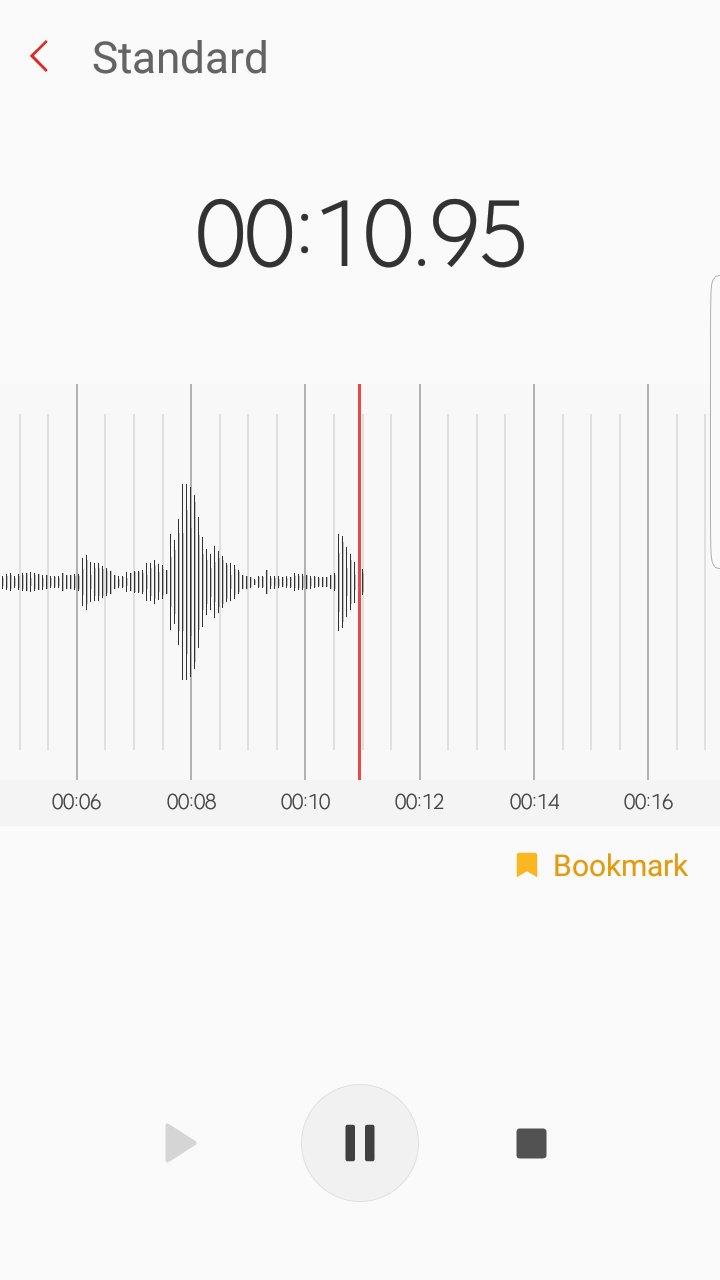 Samsung Voice Recorder screenshot #0