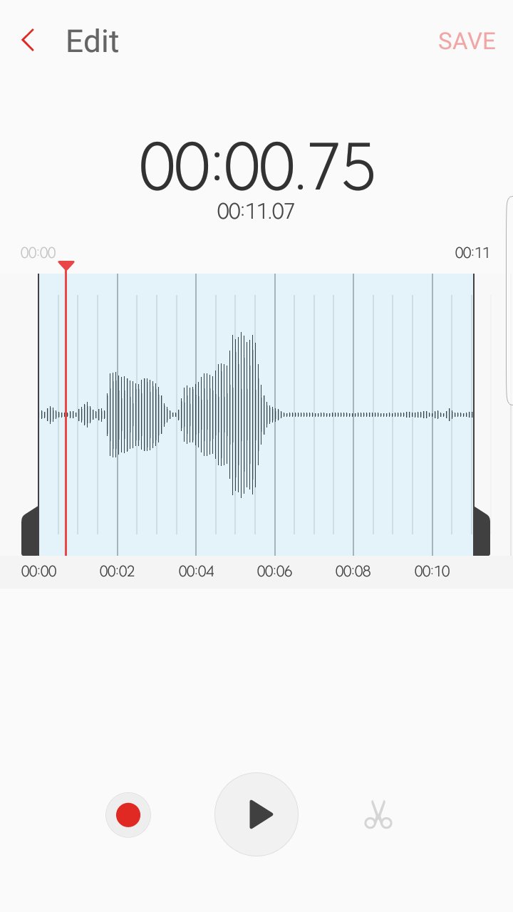 Samsung Voice Recorder screenshot #1