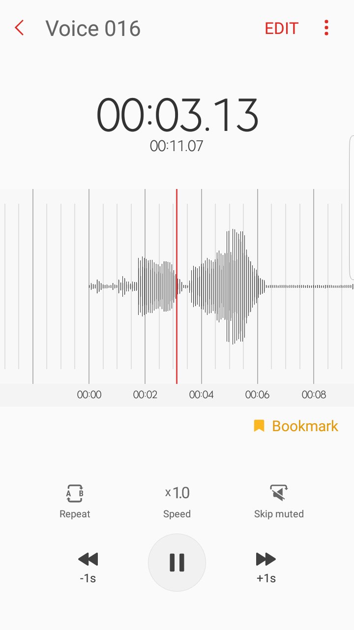 Samsung Voice Recorder screenshot #2