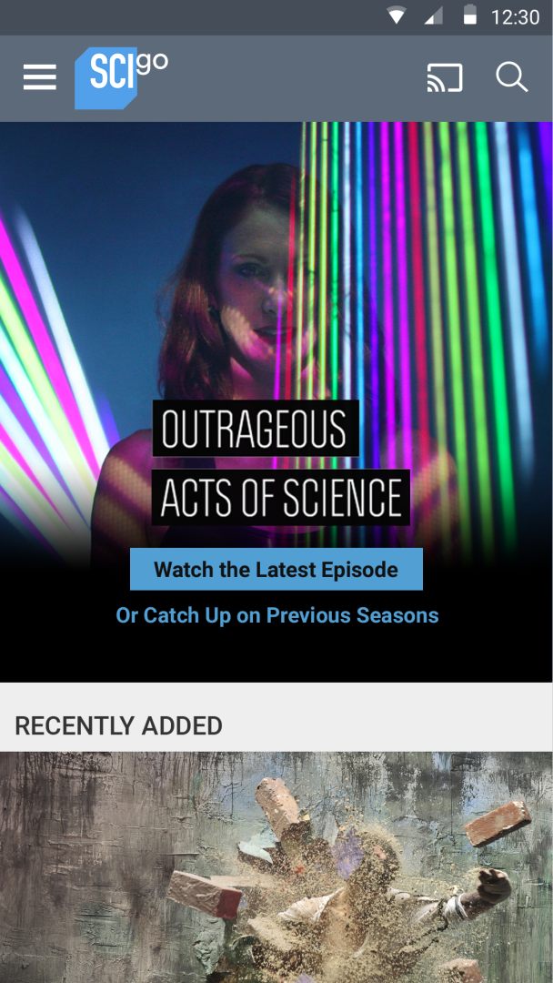 Science Channel GO screenshot #2