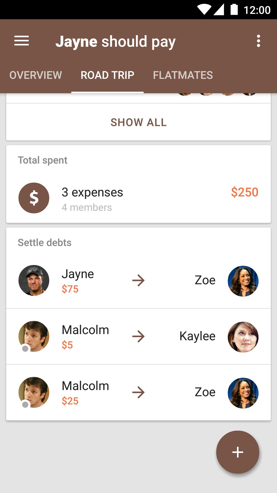 Settle Up - Group Expenses screenshot #4