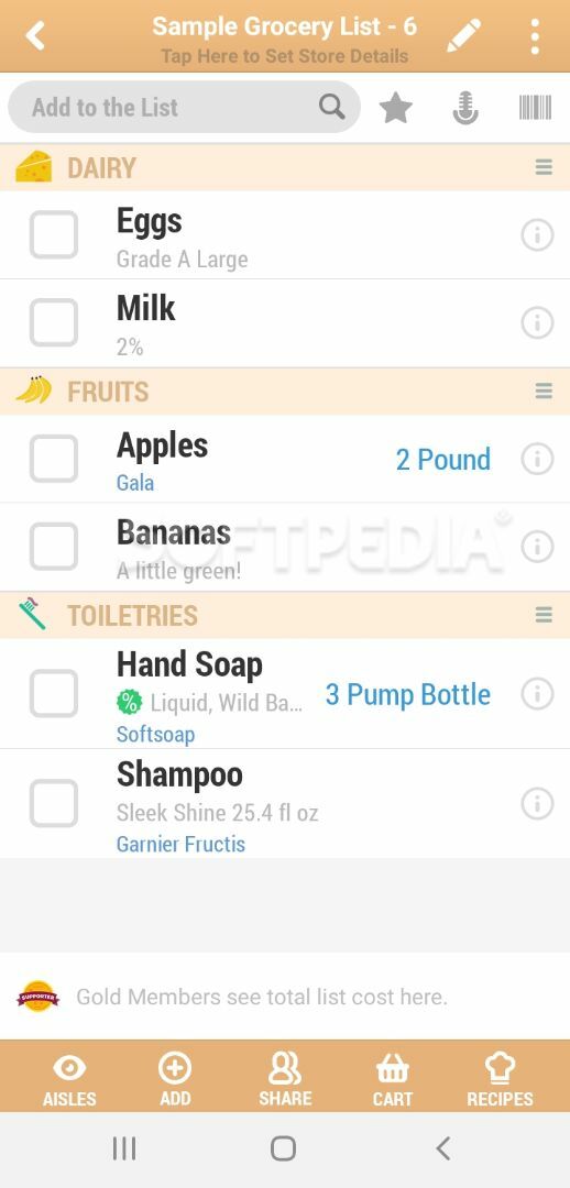 Shopper: Grocery Shopping List screenshot #4