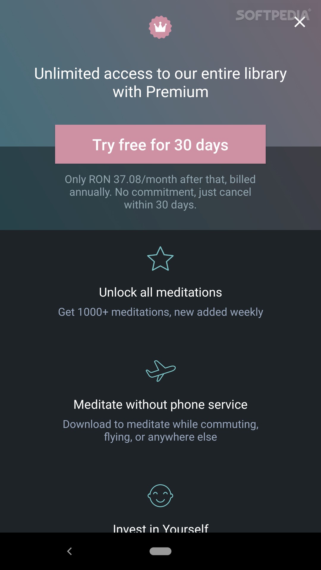 Simple Habit Meditation screenshot #2