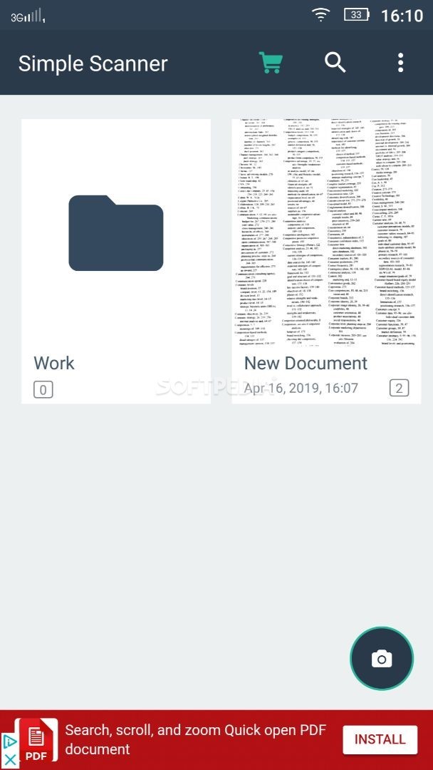 simple scan pdf scanner app