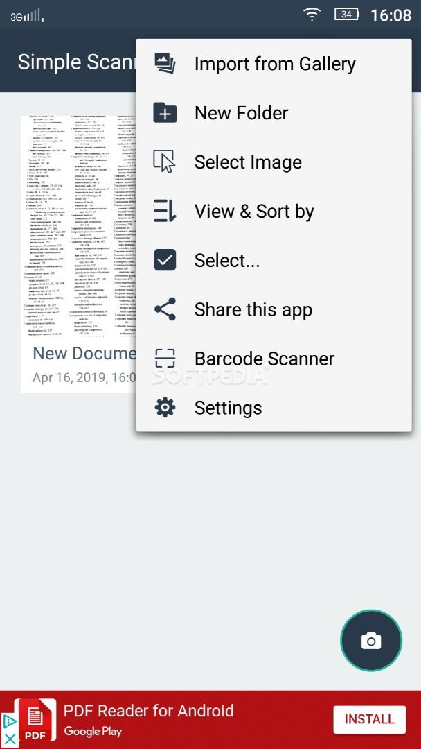download the new version Simple Scan Free PDF Scanner App