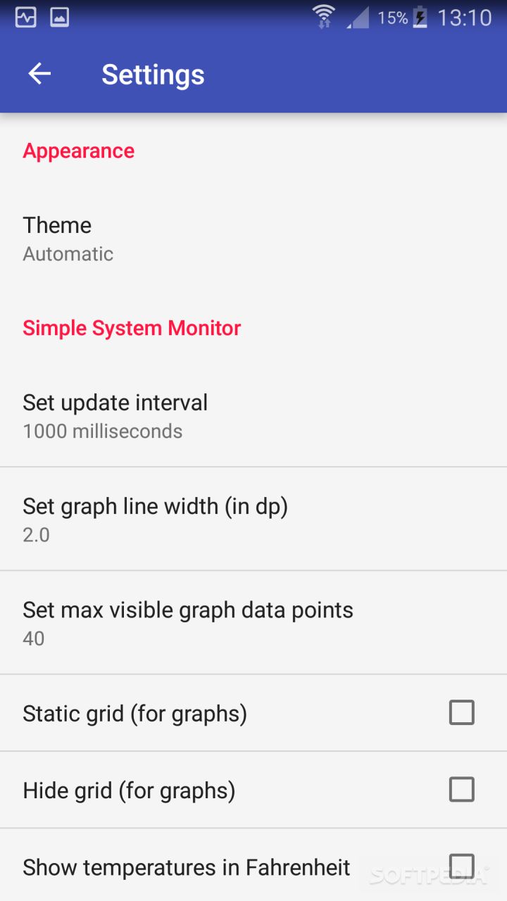 Simple System Monitor screenshot #4