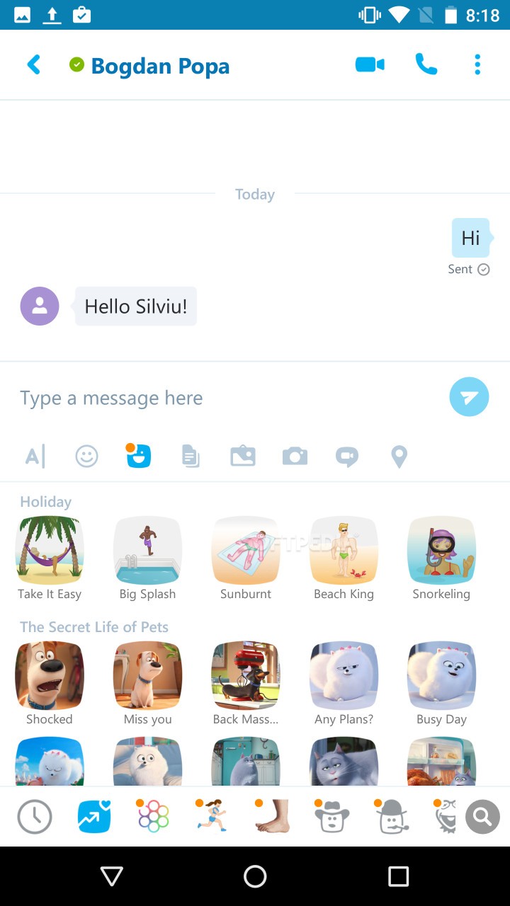 Skype 8.99.0.403 download the new for android