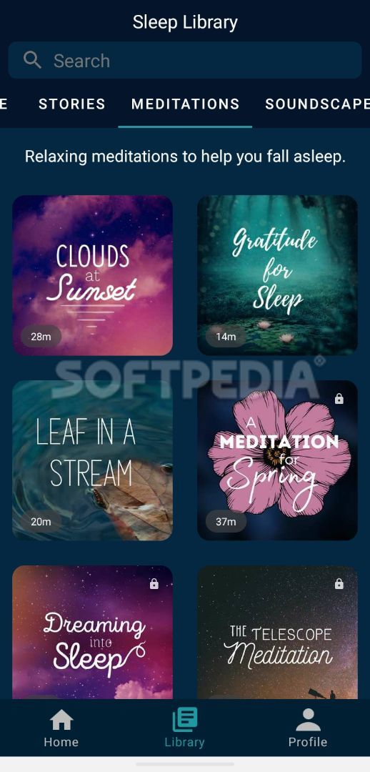 Slumber: Sleep Meditations, Stories, Music, Sounds screenshot #4
