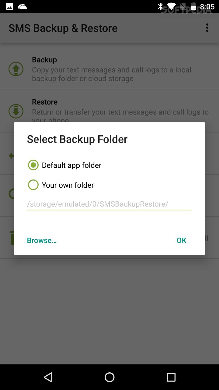 SMS Backup & Restore screenshot #2