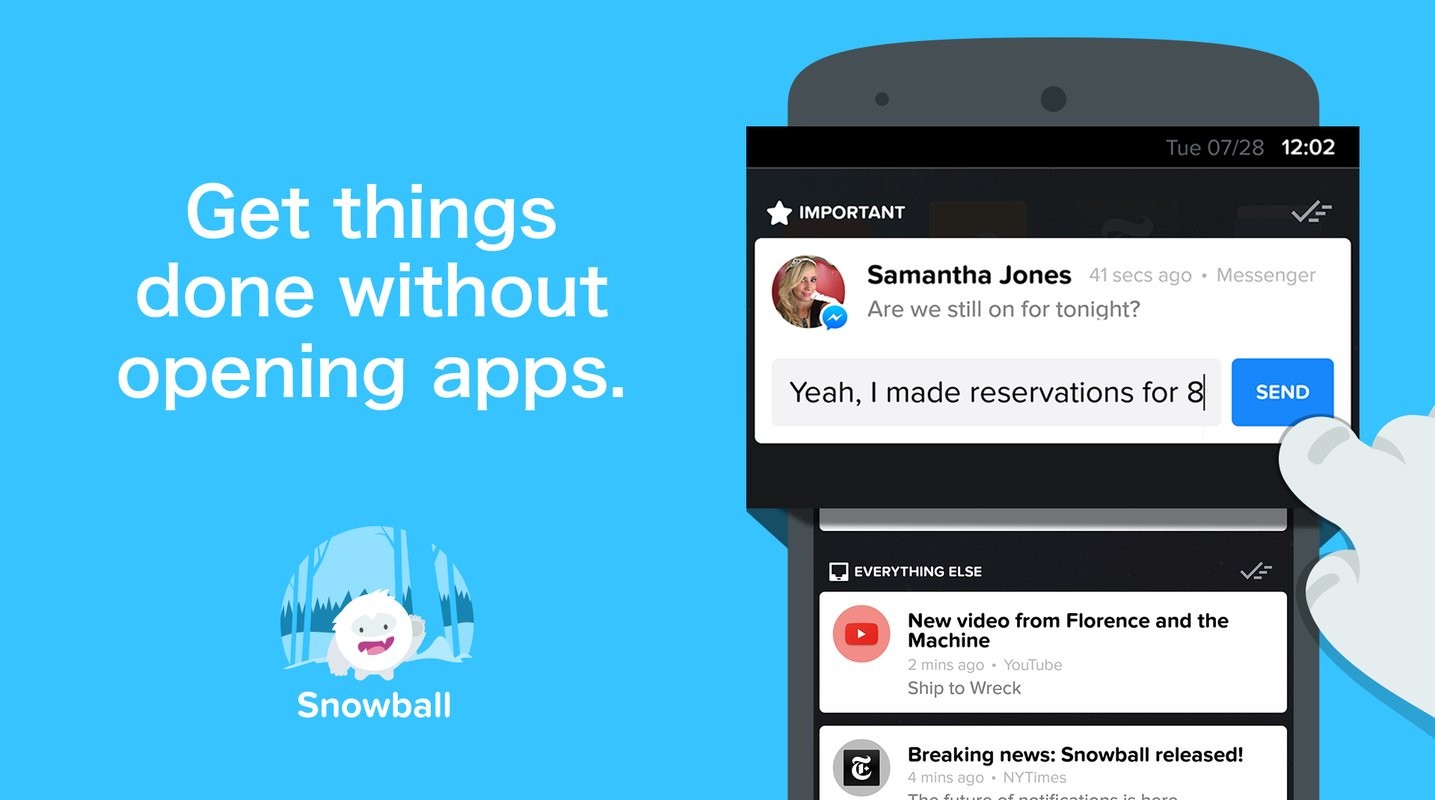 Snowball - Smart Notifications screenshot #0