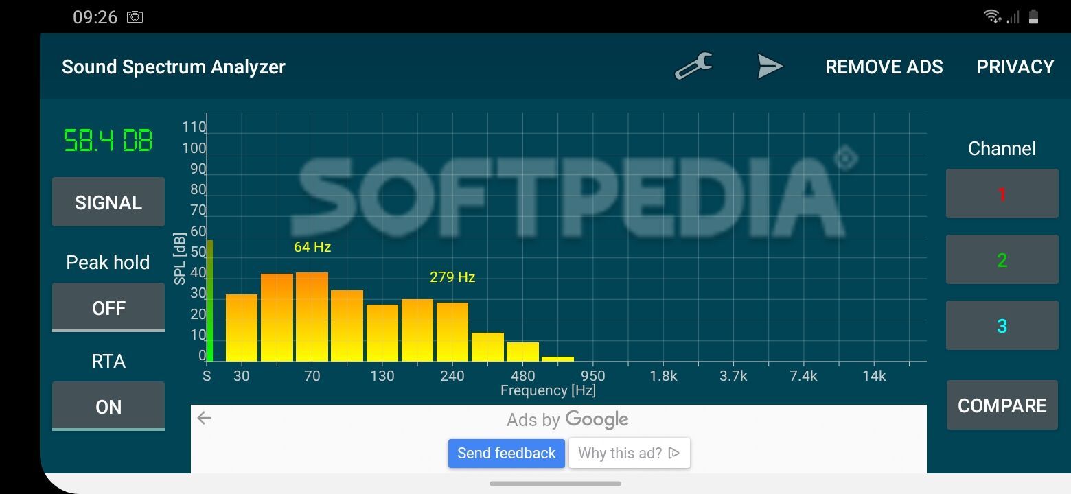 Sound Spectrum Analyzer screenshot #0