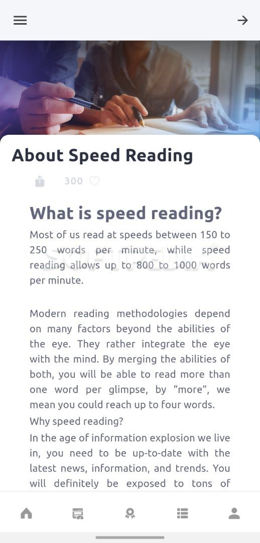 Speed Reading Center screenshot #3