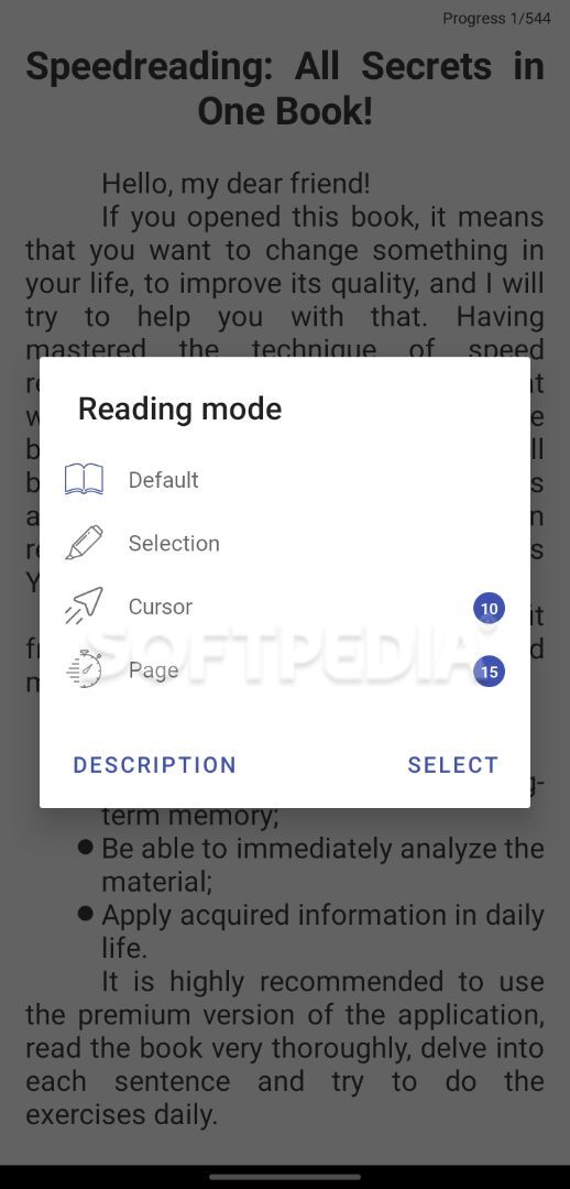 Speed Reading — brain training screenshot #1