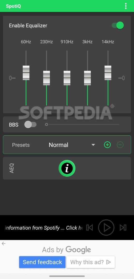 SpotiQ - Sound Equalizer and Bass Booster screenshot #0