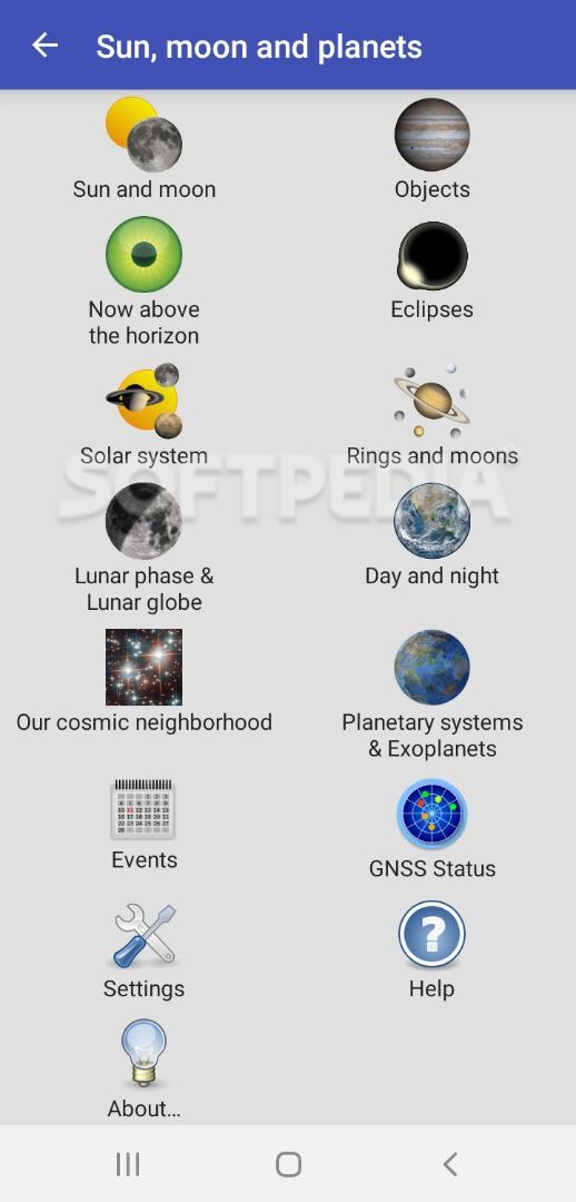 Sun, moon and planets screenshot #0