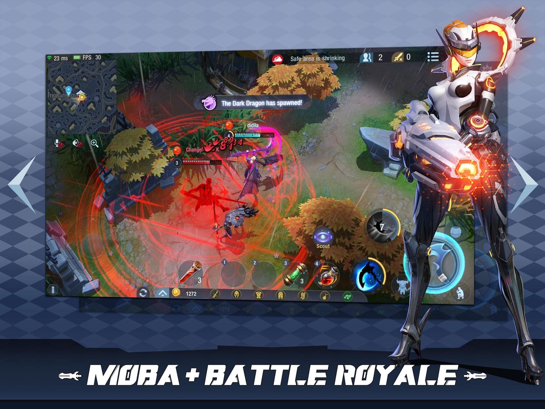 Survival Heroes - MOBA Battle Royale screenshot #4