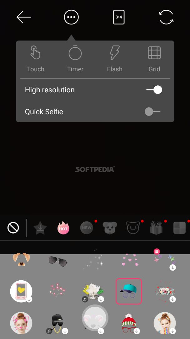 Sweet Face Camera - live filter, Selfie photo edit screenshot #2