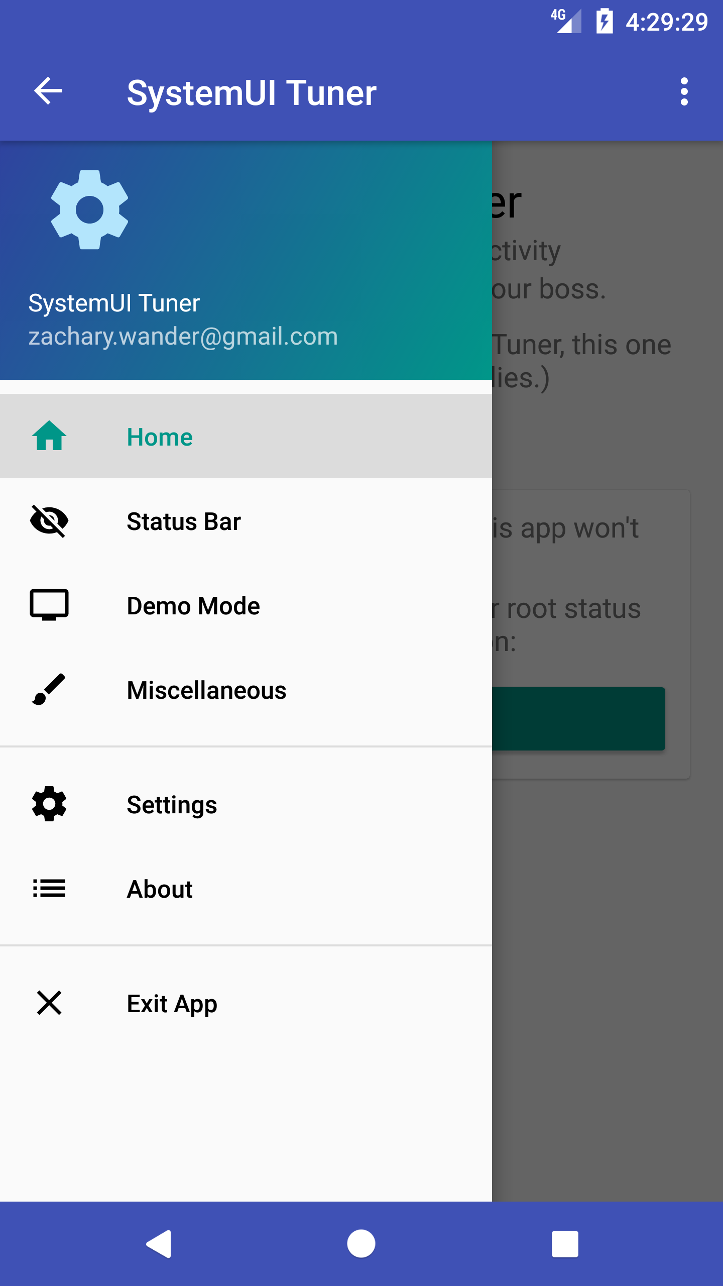 SystemUI Tuner screenshot #0