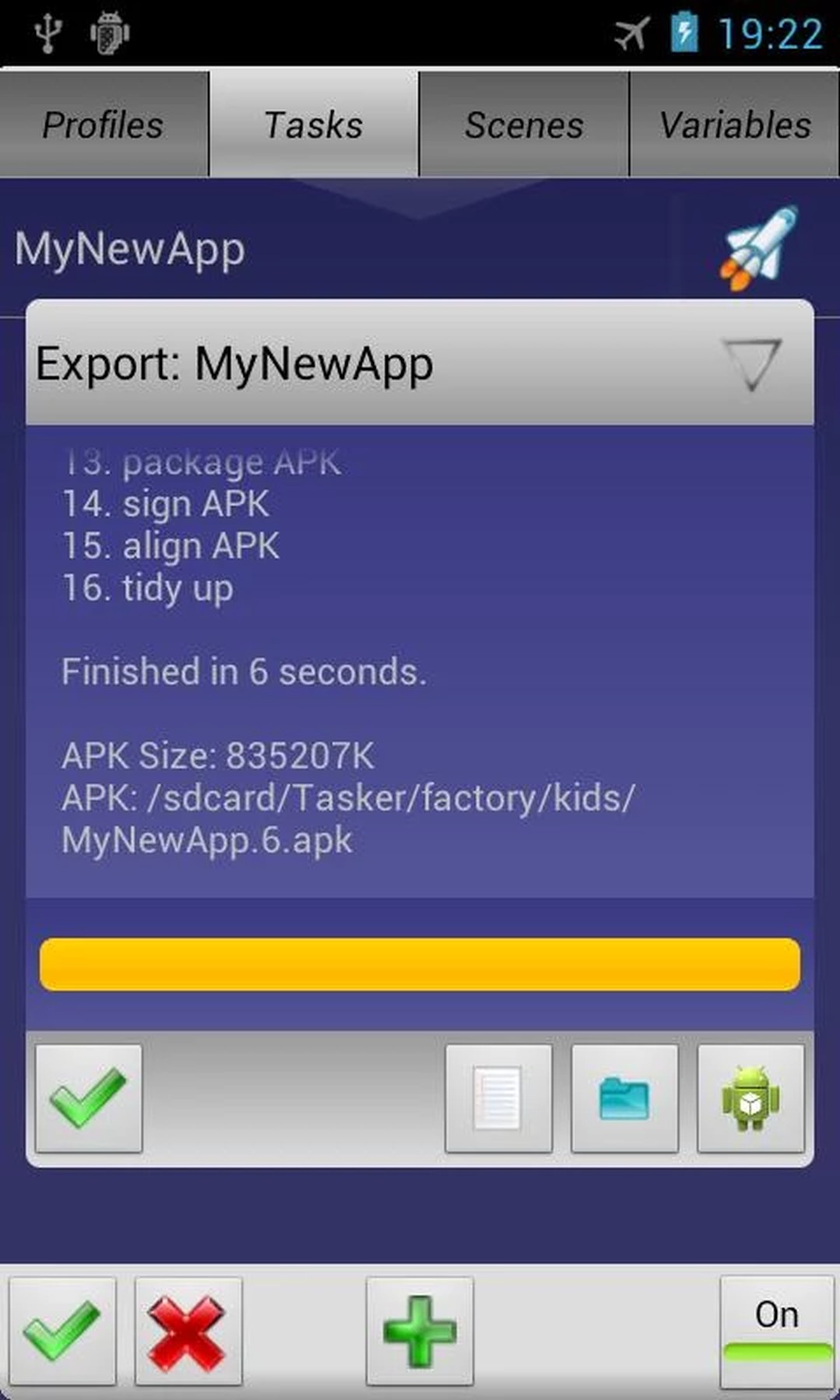 Tasker App Factory screenshot #2