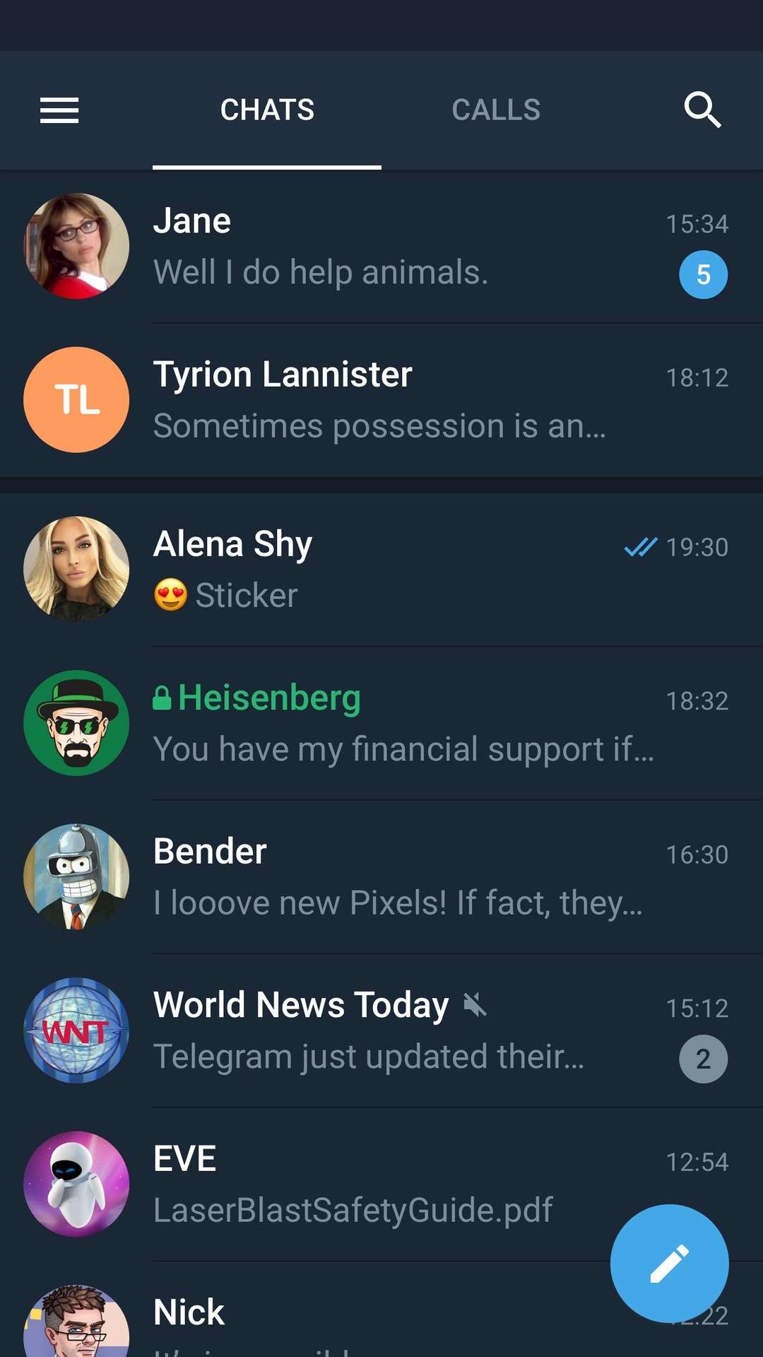 Telegram X screenshot #0