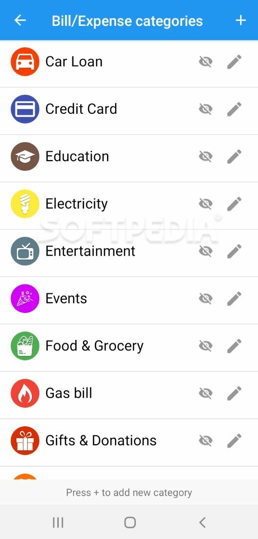 Bills Reminder, Budget & Expense Manager App screenshot #3