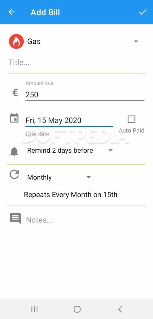 Bills Reminder, Budget & Expense Manager App screenshot #5