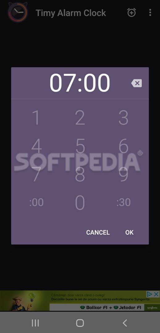 Timy Alarm Clock screenshot #1