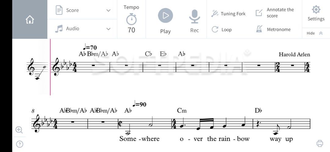 Tomplay - Sheet Music and Backing Tracks screenshot #4