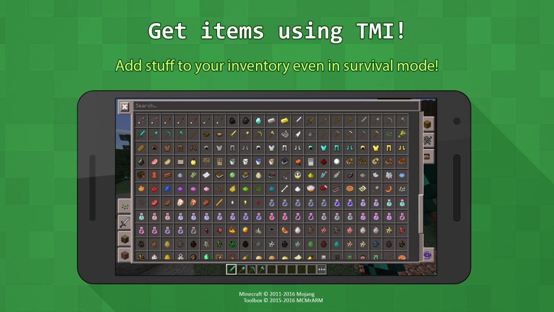 Toolbox for Minecraft: PE screenshot #1