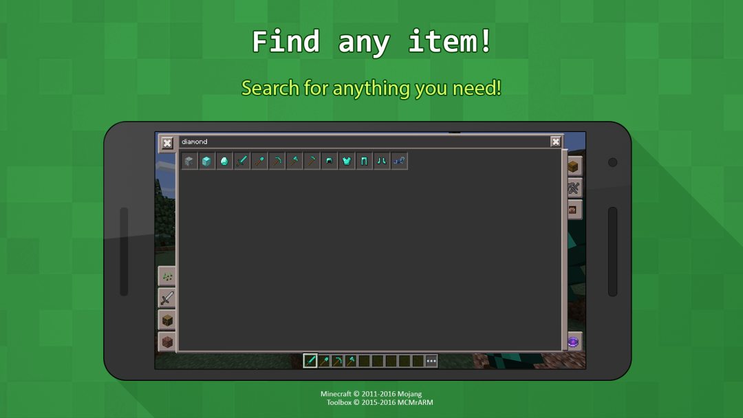 Toolbox for Minecraft: PE screenshot #2