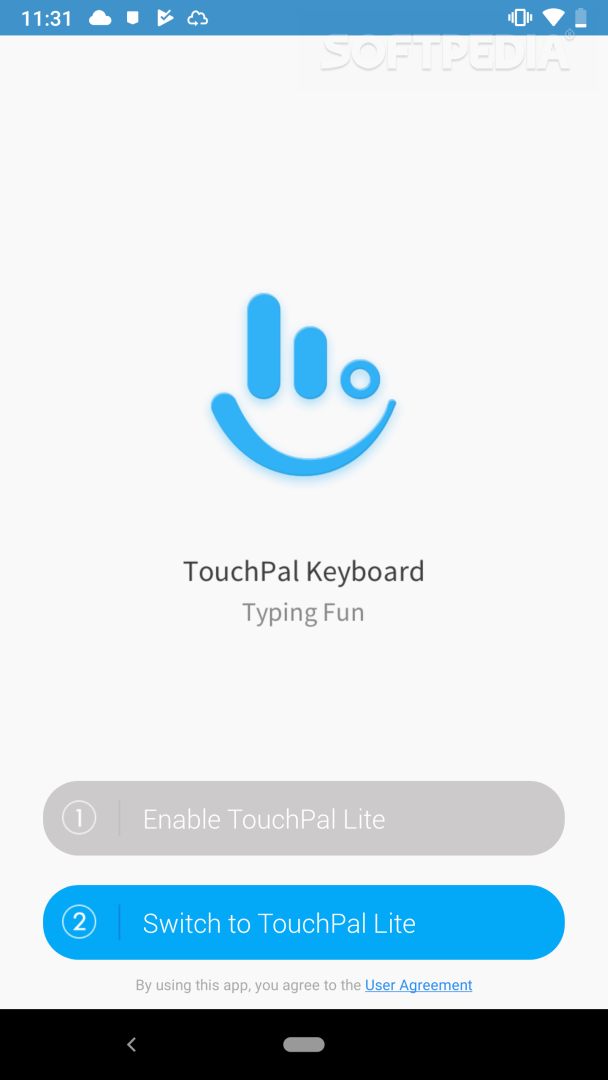 Touchpal Lite - Emoji &Theme & GIFs Keyboard screenshot #0
