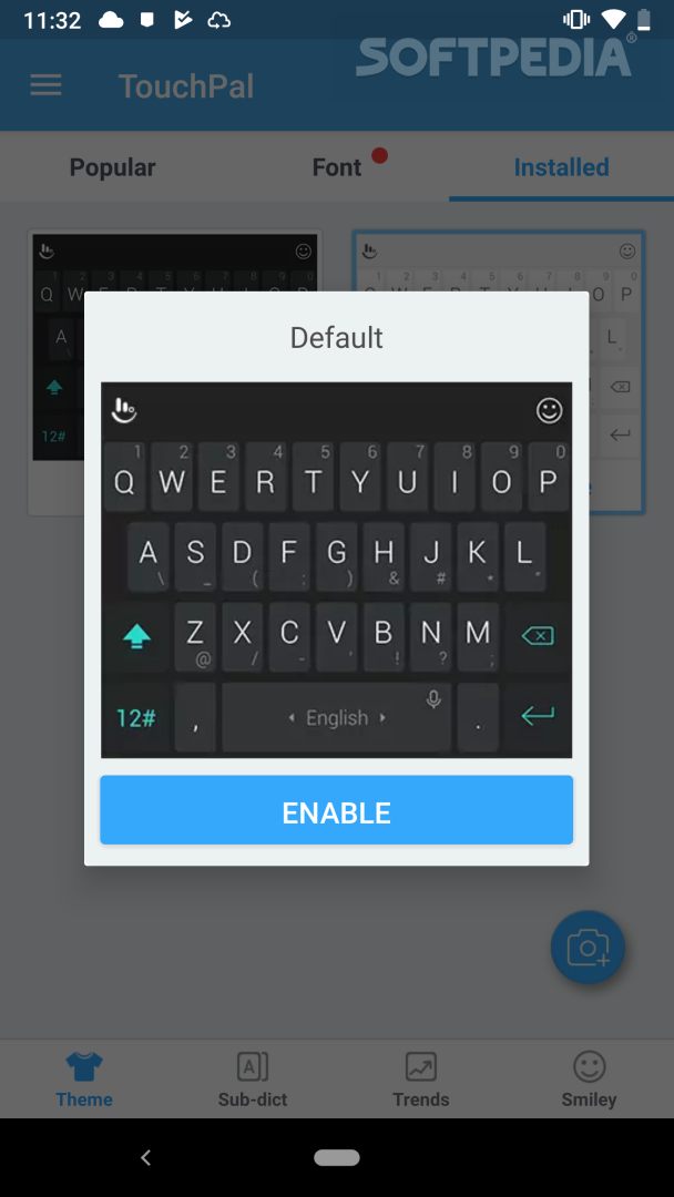Touchpal Lite - Emoji &Theme & GIFs Keyboard screenshot #5