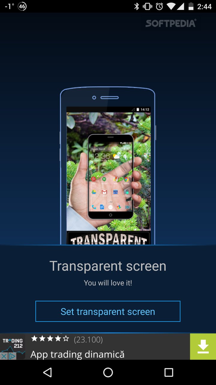 Transparent Screen screenshot #0