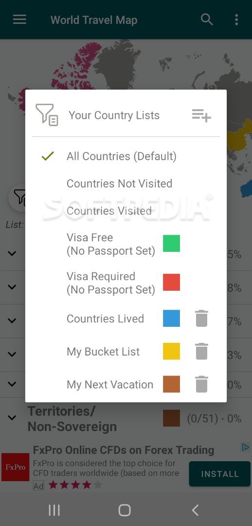 Travelmapper - Travel Tracker App, Your Travel Map screenshot #3