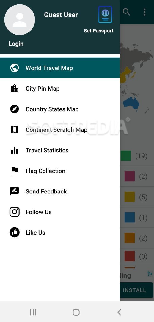 Travelmapper - Travel Tracker App, Your Travel Map screenshot #5