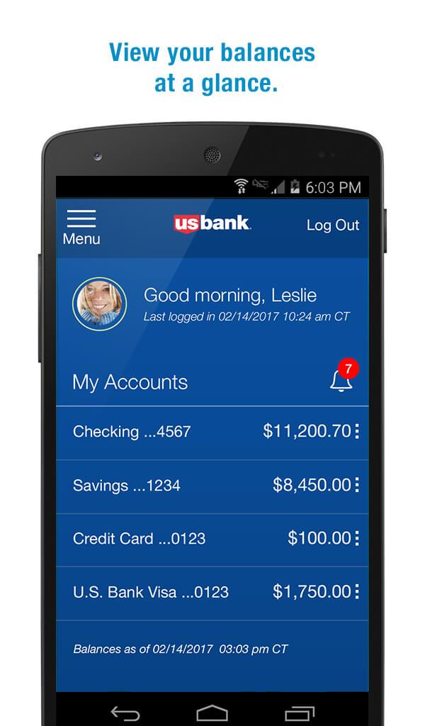 U.S. Bank screenshot #2
