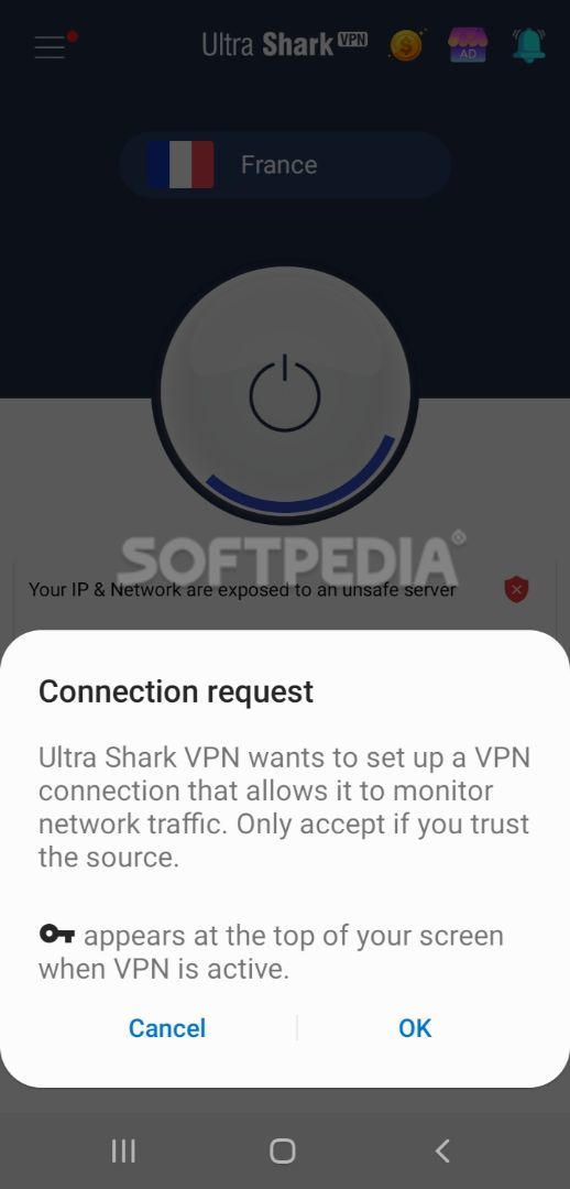 UltraShark VPN - Free Proxy Server & Secure VPN screenshot #4