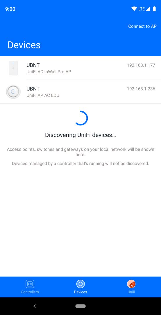 UniFi screenshot #1