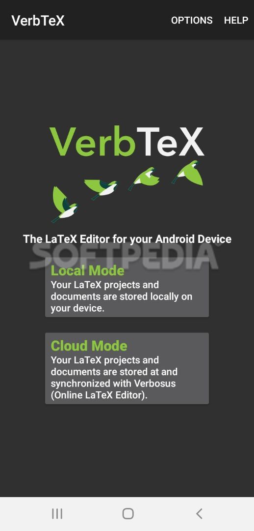 VerbTeX LaTeX Editor screenshot #0