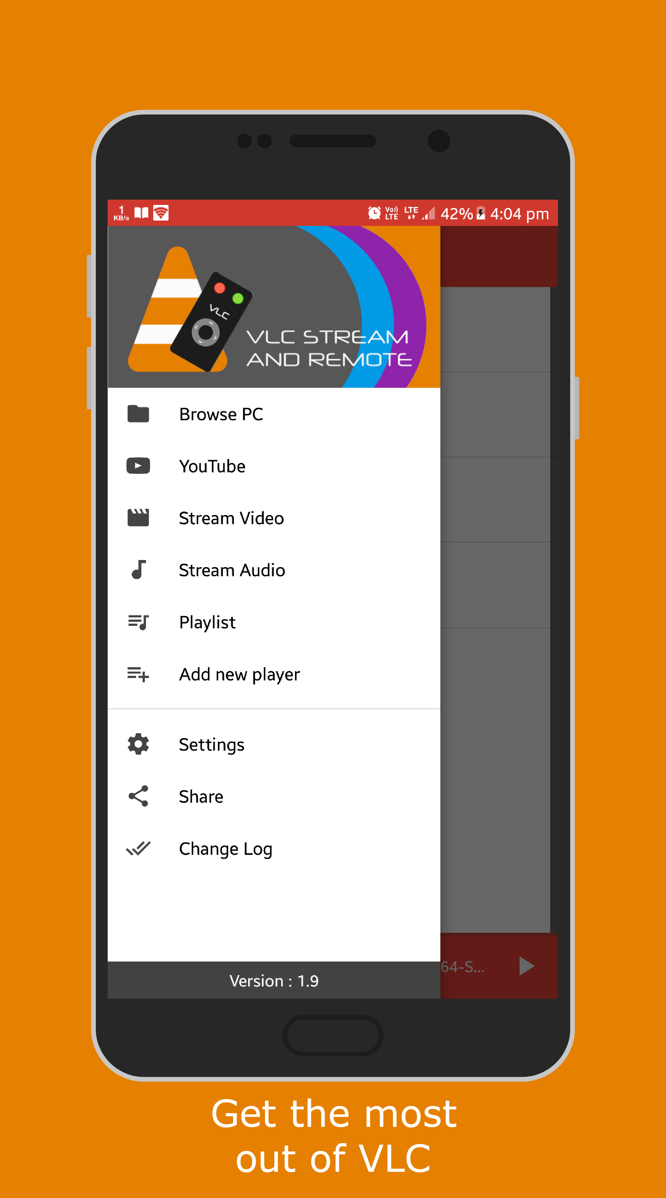 VLC Stream and Remote screenshot #1