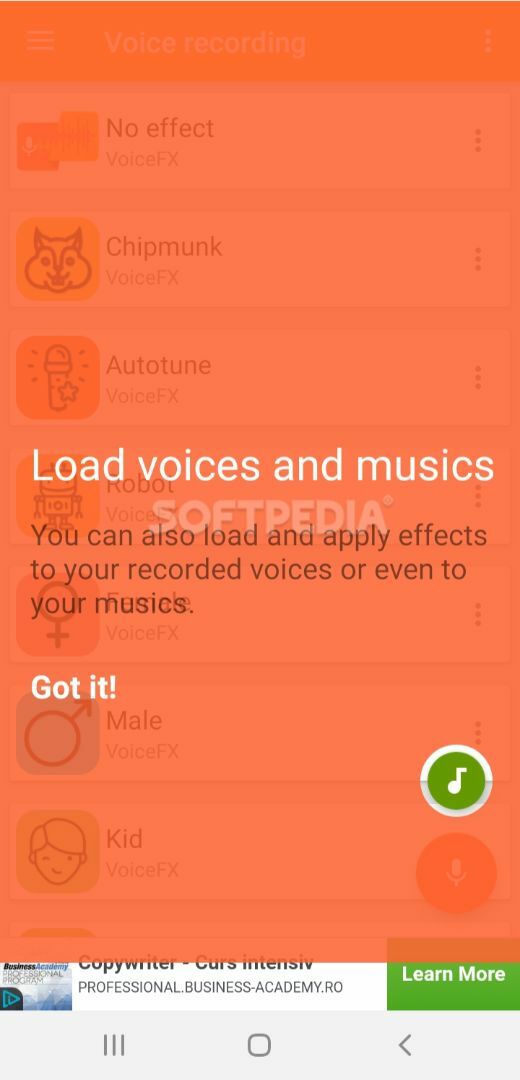 VoiceFX - Voice Changer with voice effects screenshot #1