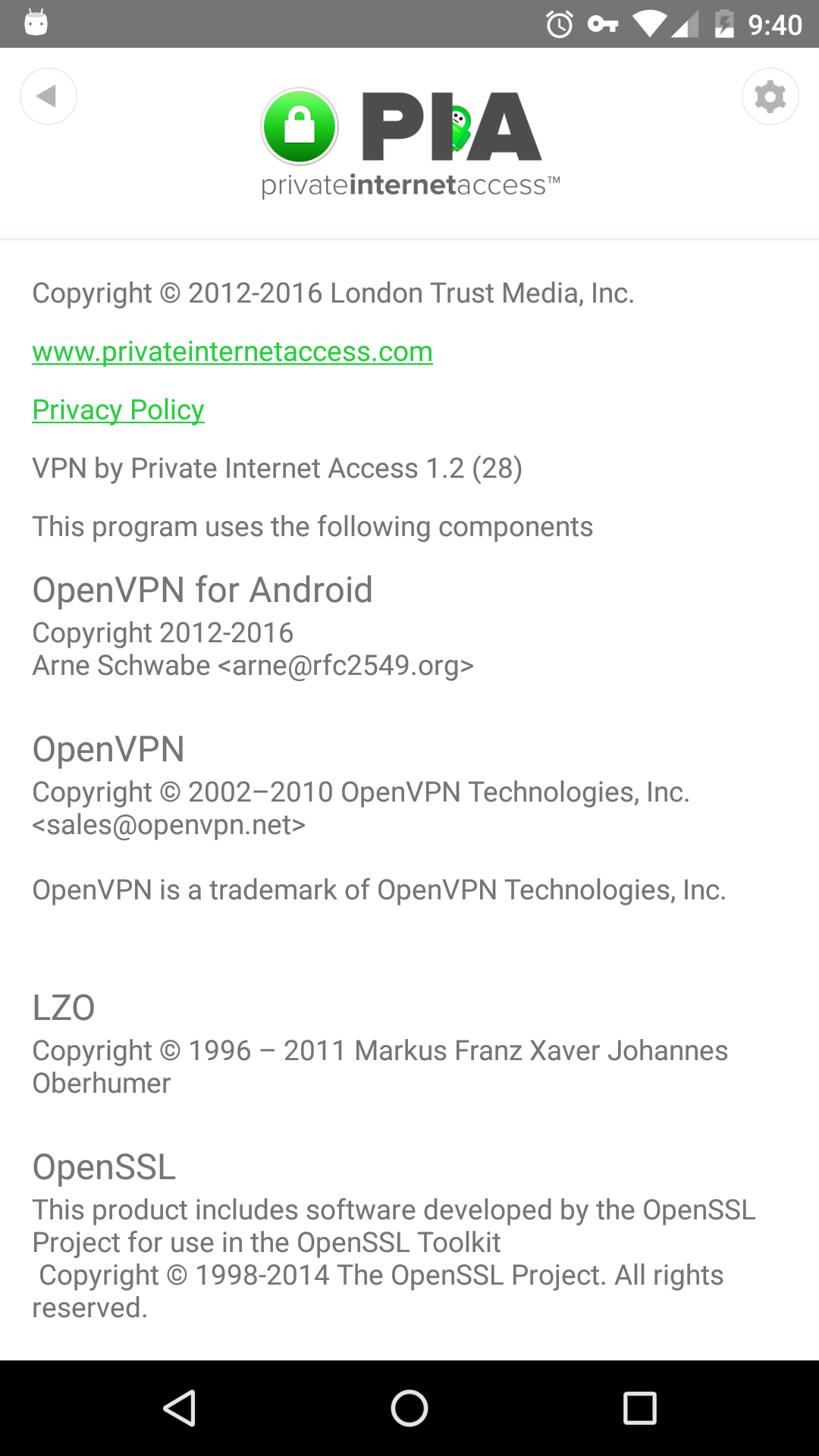 private internet access apk