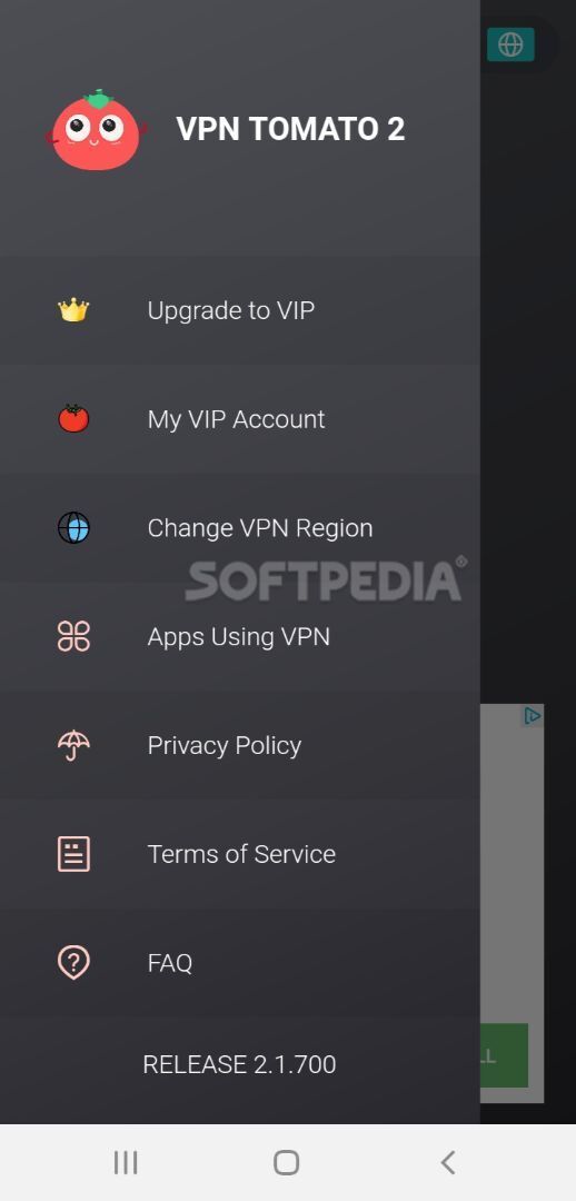 Free VPN Tomato Mod APK