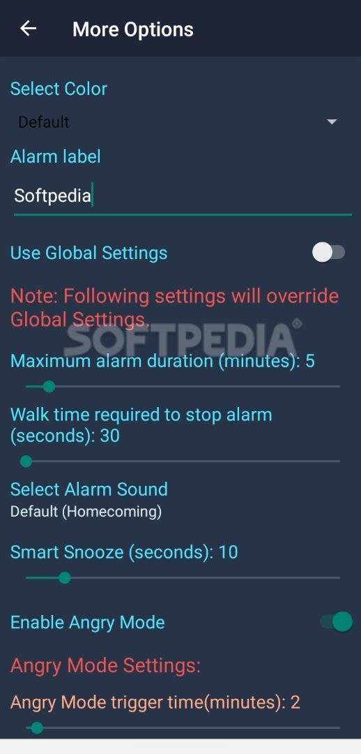 Walk-it-off Alarm Clock screenshot #3