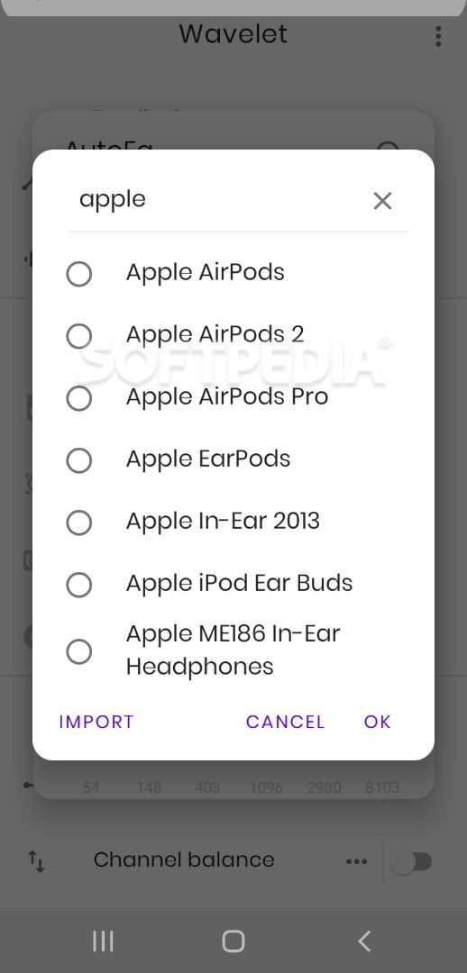 Wavelet: Headphone specific equalization screenshot #3