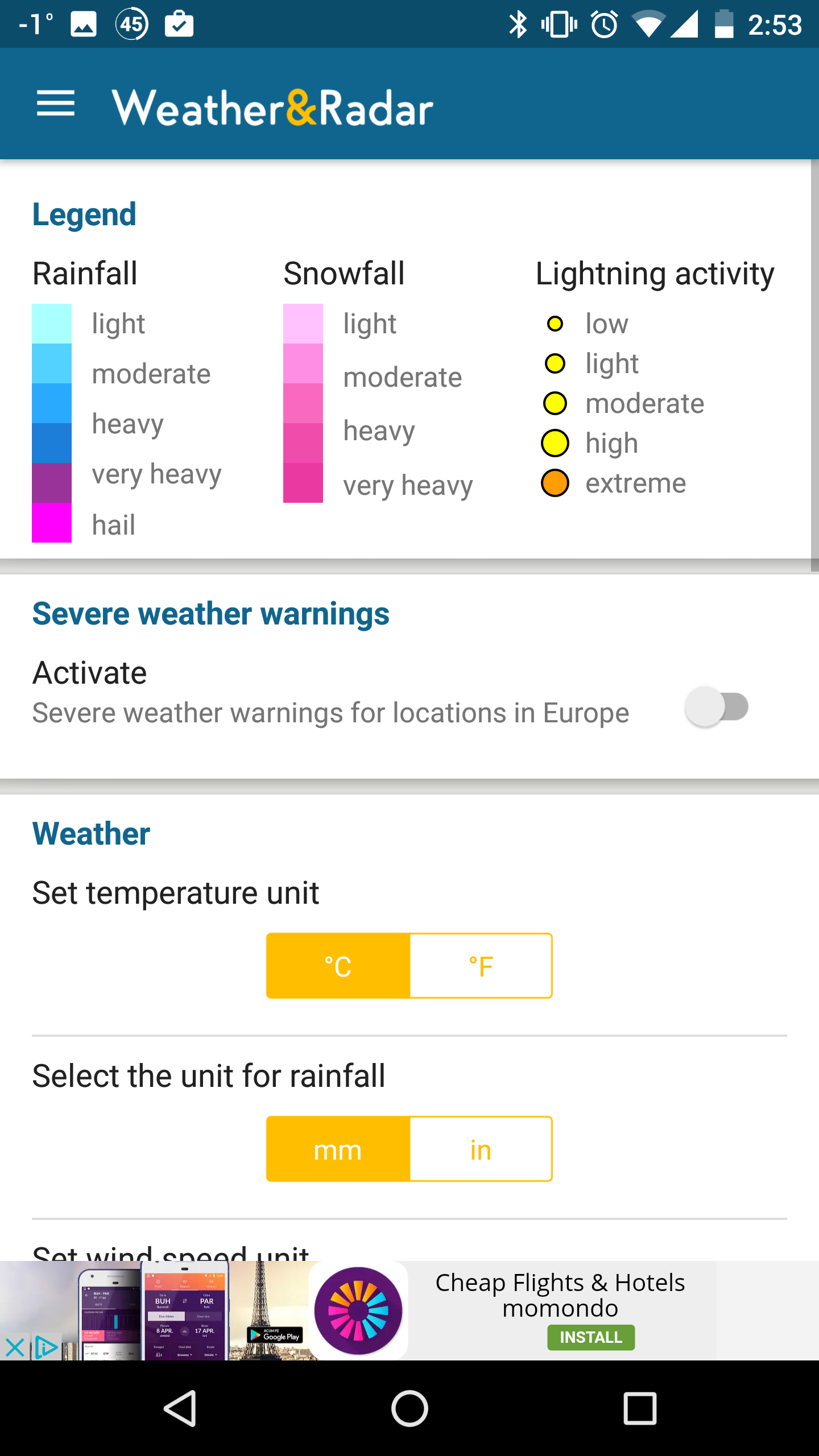 Weather & Radar screenshot #3