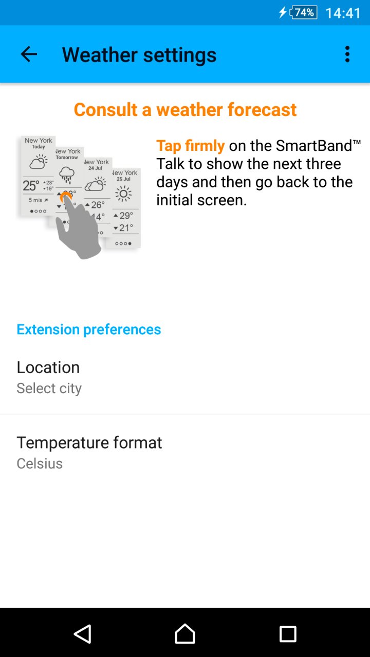 Weather smart extension screenshot #1