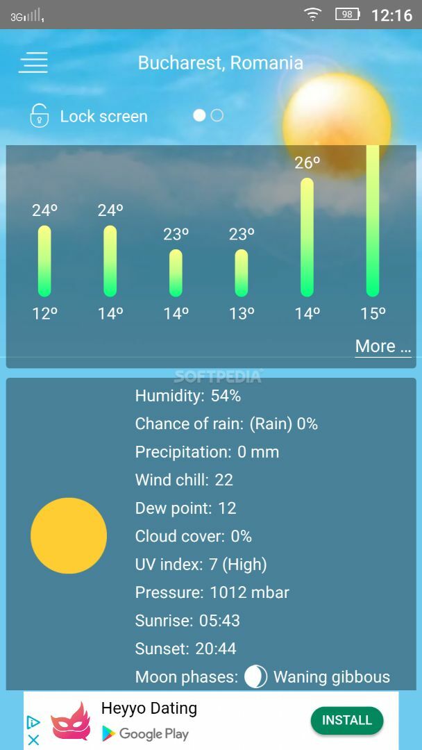 Weather today - Weather Forecast Apps 2019 screenshot #3