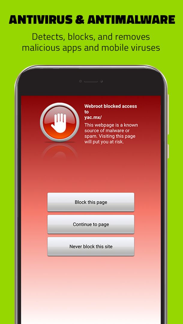 Webroot Mobile Security & Antivirus screenshot #1